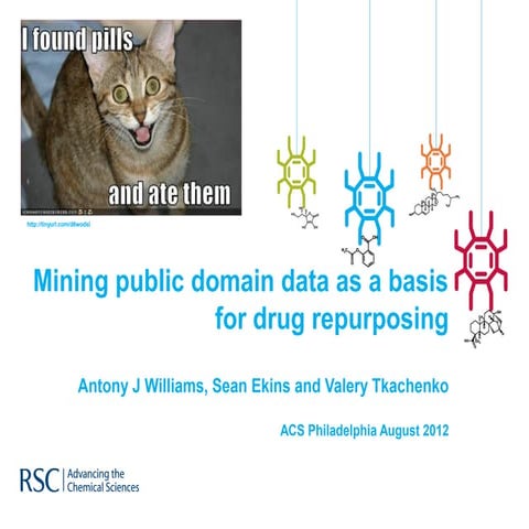 Mining public domain data as a basis for drug repurposing