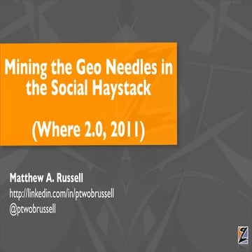 Mining the Geo Needles in the Social Haystack