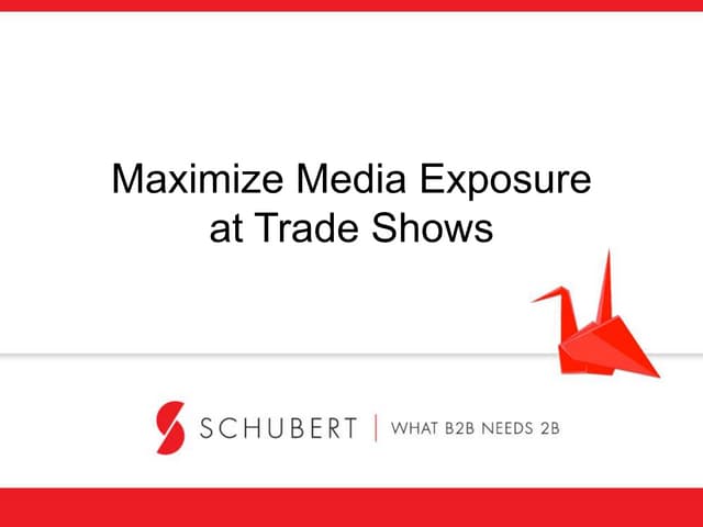 Trade Show Strategy for Maximum Exposure