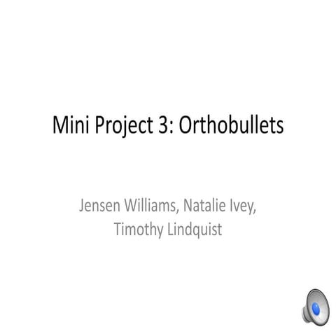 Mini project 3   hip problem