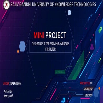 MINI PROJECt_fir for cooler pump   .pptx