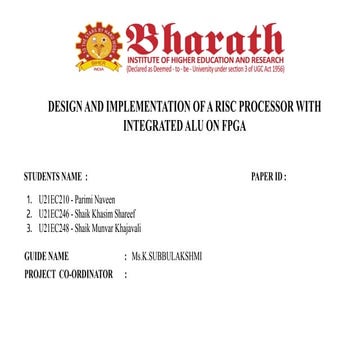 Design and implementation of five stage pipelined RISC-V processor ...