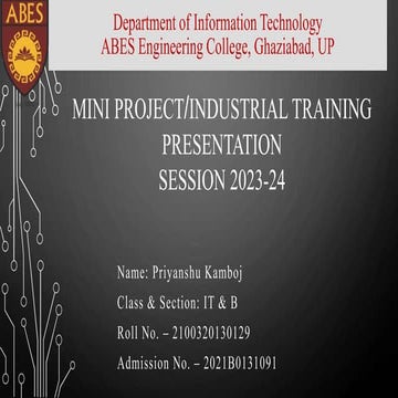 Mini Project Sample PPT Report Format[1].pptx