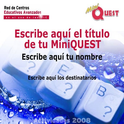 Plantilla Mini Quest