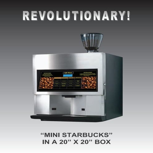 Mini starbucks brochure