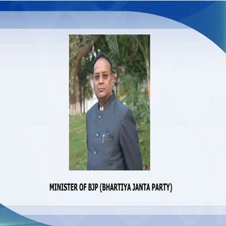 Minister of BJP(Bharatiya Janta Party)