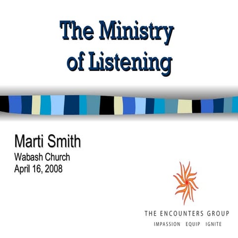 Ministry Of Listening