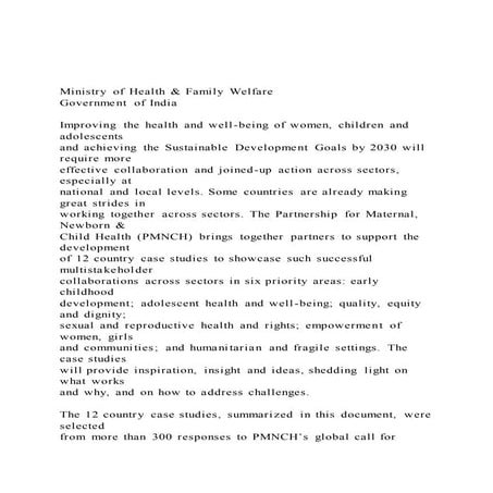 Ministry of Health & Family WelfareGovernment of IndiaIm