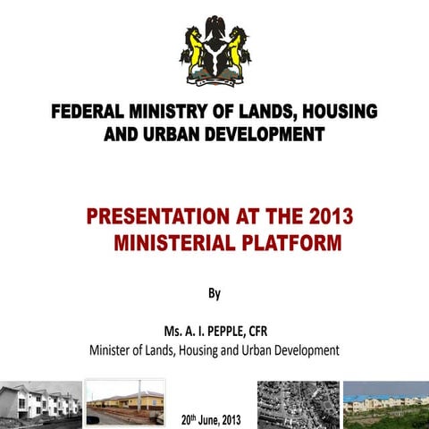 Ministry of Housing and Urban Development