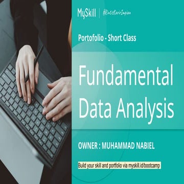 Comprehensive Short Class on Fundamental Data Analysis and Problem ...