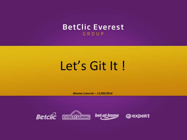 Mini-training: Let’s Git It!