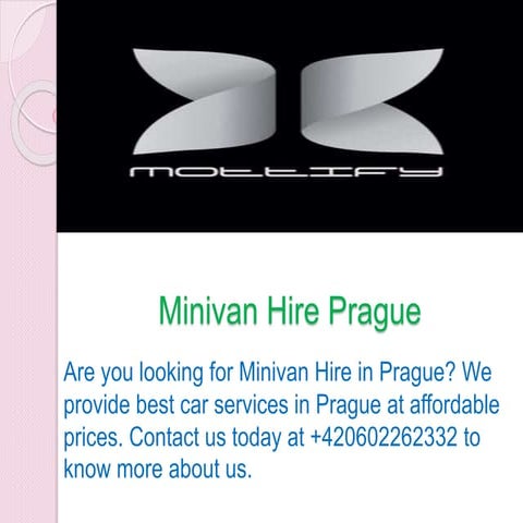 Minivan Hire Prague