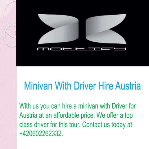 Minivan With Driver Hire Austria