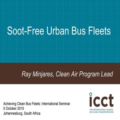 Minjares soot free urban buses