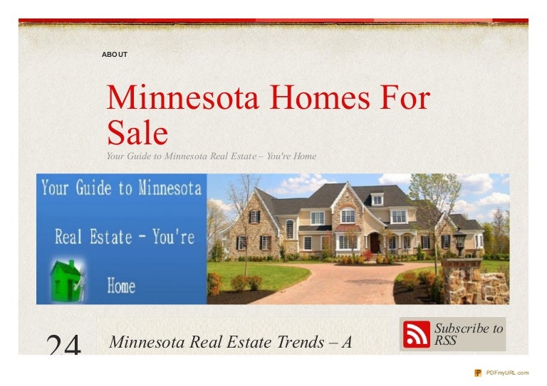Minnesota real estate trends a unique way to look at minnesota real…