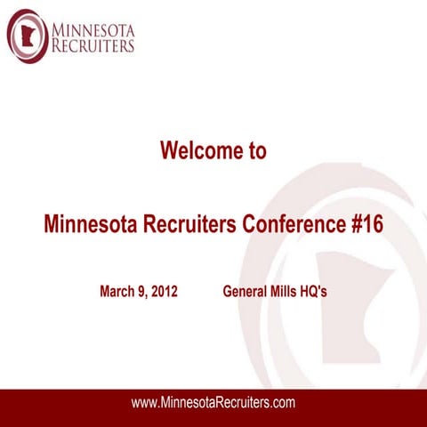 Minnesota Recruiters Conference 16