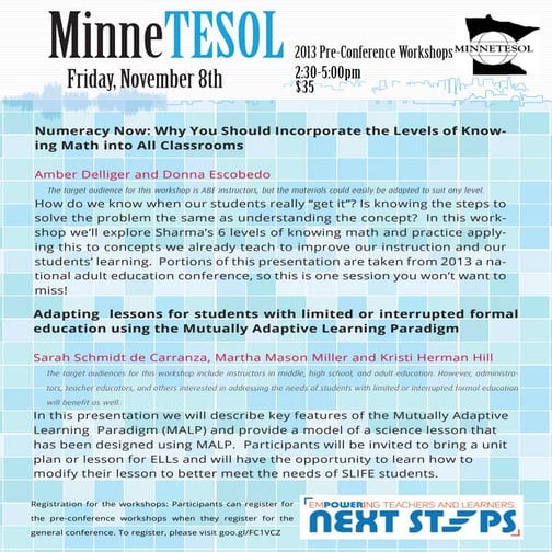 Minnetesol flyer