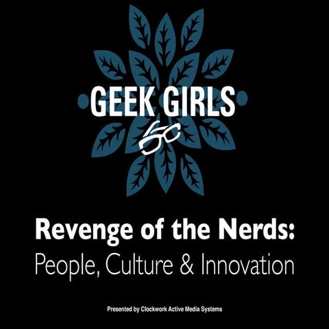 Revenge of the Nerds: People, Culture & Innovation