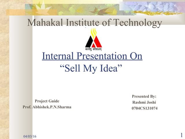 sell idea