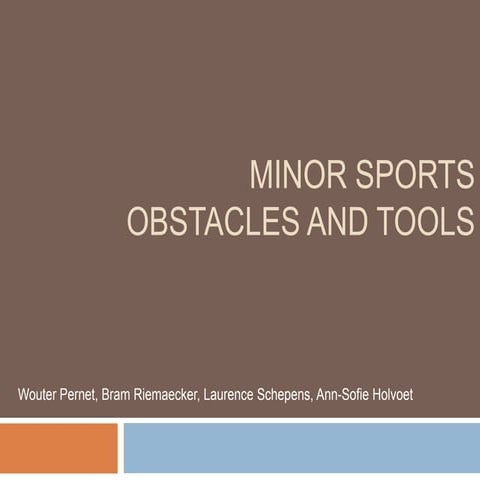 Minor sports