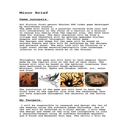 Minor Project synopsis