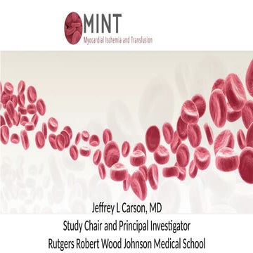MINt trial journal club presentation for JC | PPTX