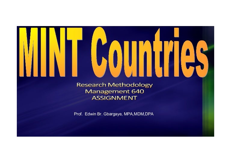 Mint Countries (Mexico, Indonesia, Nigeria and Turkey)