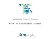 Social Media Primer for Board of Di...