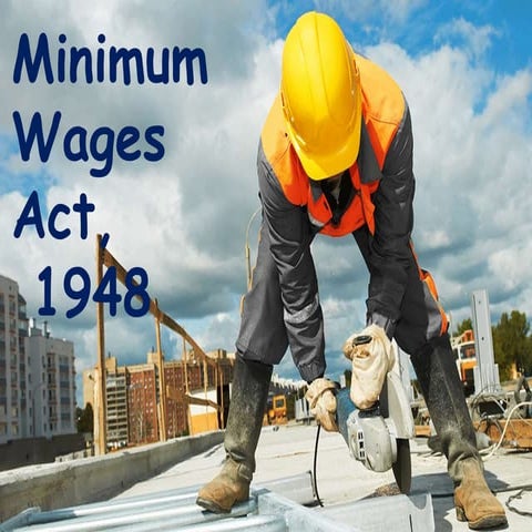 Minimum wages Act