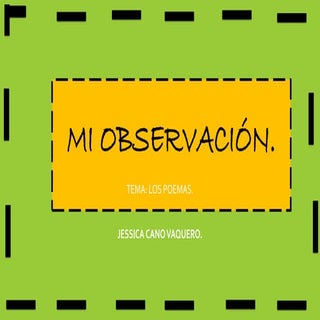 Mi observación TIC 