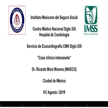 Miocardiopatia No Compactada