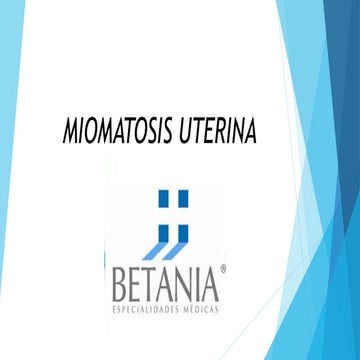 Miomatosis uterina