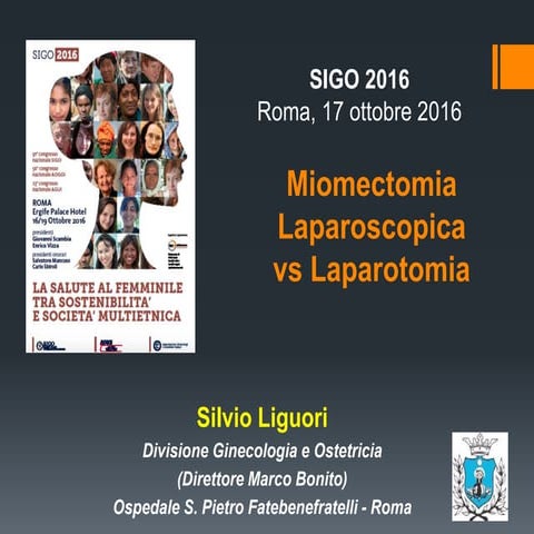 Silvio Liguori Miomectomia Sigo