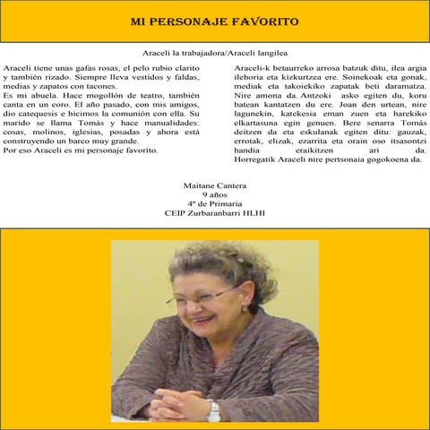 Mi personaje favorito