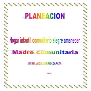 Mi planeacion  mes febrero