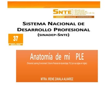 Entorno personal de aprendizaje (ple) | PPTX
