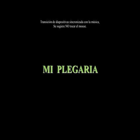 Mi plegaria