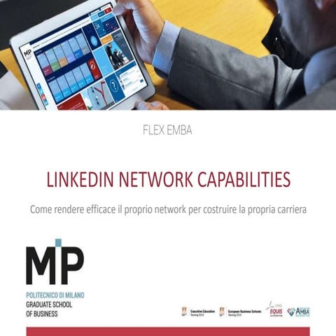 Linkedin Network Capabilites - come rendere efficace il proprio profilo Linkedin
