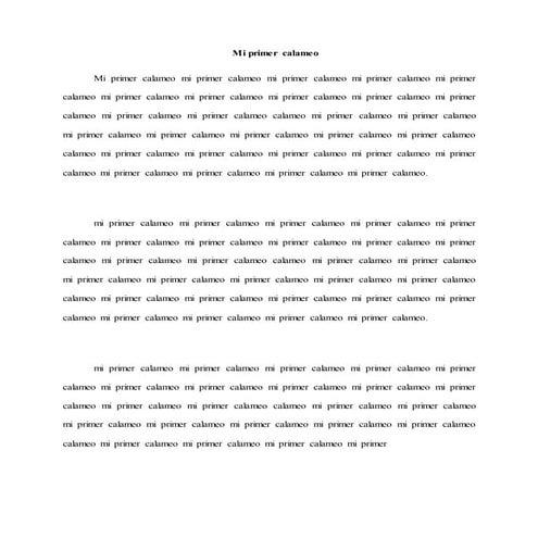 Mi primer calameo