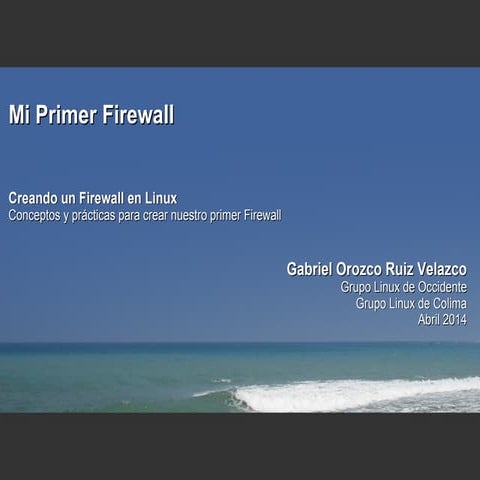 Taller: Mi primer Firewall