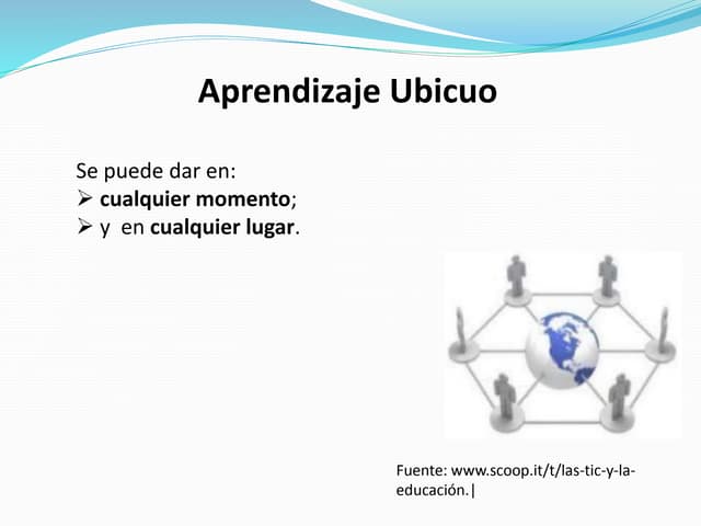 Mi primer power sobre aprendizaje ubicuo