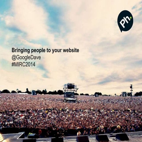 Bringing people to your website 