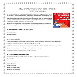 MI PROYECTO DE VIDA