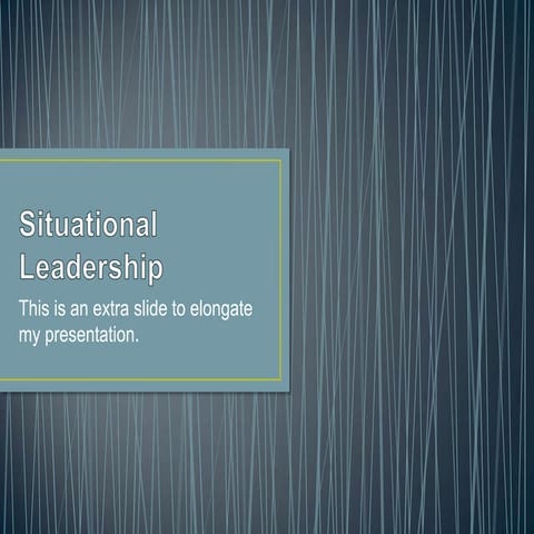 Situational Leadership