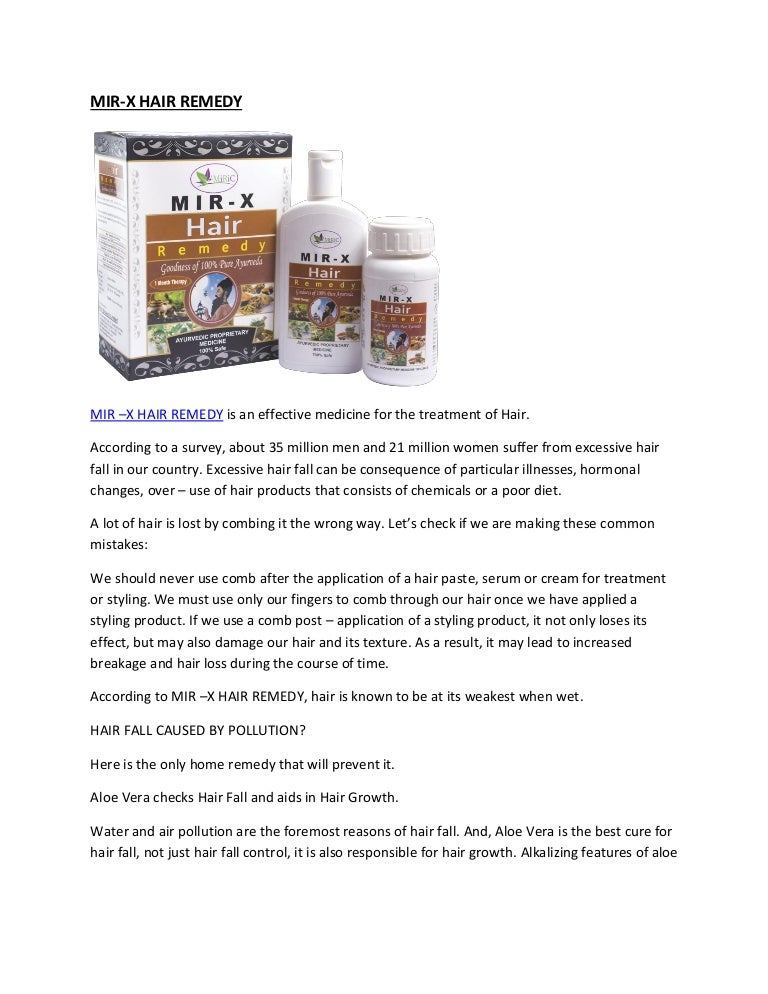 Mir X Hair Remedy Ayurvedic Medicine Company In Delhi India
