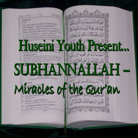 Miracles Of Holy Quran Pps