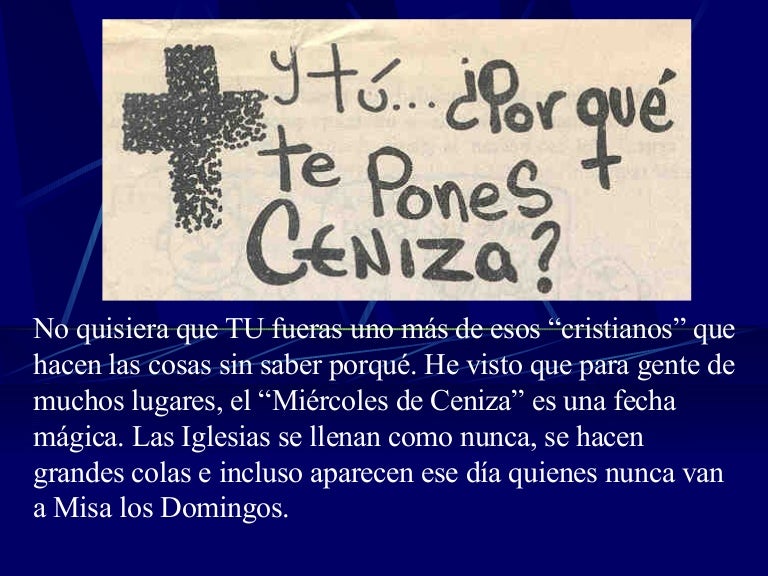 Miércoles de Ceniza