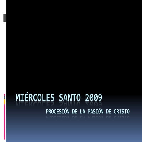 Miércoles Santo 2009