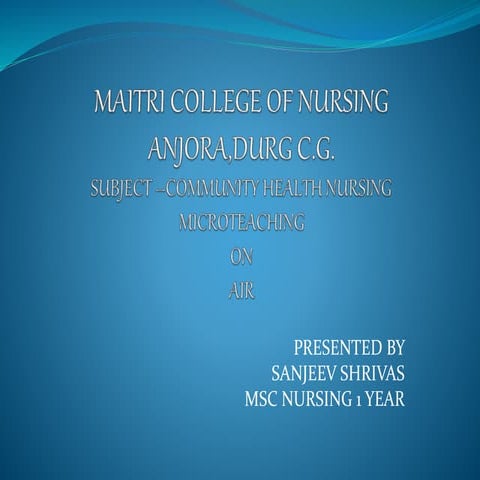 micro teaching air ppt