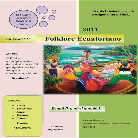 Folklore ecuatoriano | PPTX